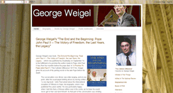 Desktop Screenshot of georgeweigel.blogspot.com
