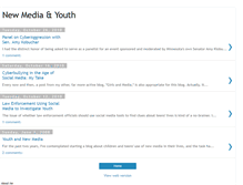 Tablet Screenshot of newmediayouth.blogspot.com