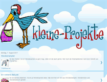 Tablet Screenshot of kleine-projekte.blogspot.com