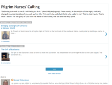 Tablet Screenshot of pilgrimnursescalling.blogspot.com