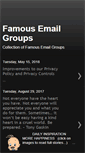 Mobile Screenshot of famous-email-groups.blogspot.com