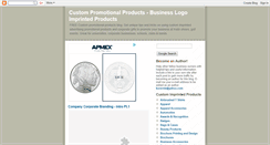 Desktop Screenshot of custom-promotional-products.blogspot.com