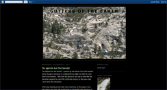 Desktop Screenshot of guttersoftheearth.blogspot.com