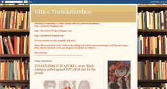 Desktop Screenshot of etta-jones-translationbox.blogspot.com