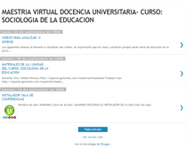 Tablet Screenshot of docencia-sociologia.blogspot.com