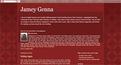 Desktop Screenshot of jameygenna.blogspot.com