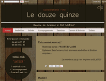 Tablet Screenshot of ledouzequinze.blogspot.com