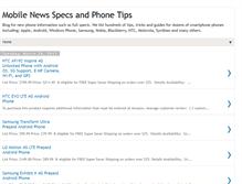 Tablet Screenshot of mobilesnewspecs.blogspot.com