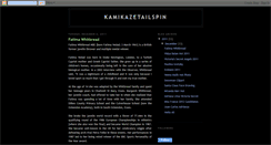 Desktop Screenshot of kamikazetailspin.blogspot.com