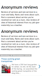 Mobile Screenshot of anonymumreviews.blogspot.com