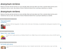 Tablet Screenshot of anonymumreviews.blogspot.com