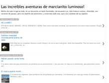 Tablet Screenshot of marcianitoluminoso.blogspot.com