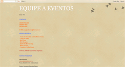Desktop Screenshot of equipeaeventos.blogspot.com