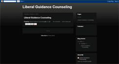 Desktop Screenshot of liberalguidancecounseling.blogspot.com