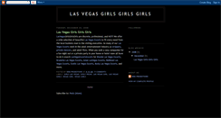 Desktop Screenshot of lasvegasgirlsgirlsgirls.blogspot.com