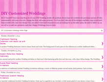 Tablet Screenshot of diycustomizedweddings.blogspot.com