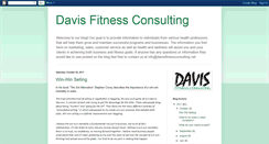 Desktop Screenshot of davisfitnessconsulting.blogspot.com