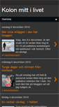 Mobile Screenshot of kolonmittilivet.blogspot.com