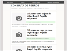 Tablet Screenshot of consulta-de-perros.blogspot.com