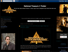 Tablet Screenshot of national-treasure-3-trailer.blogspot.com