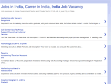 Tablet Screenshot of india-vacancy.blogspot.com