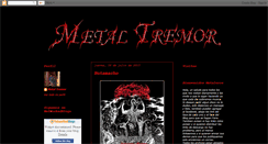 Desktop Screenshot of metaltremor.blogspot.com