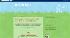 Desktop Screenshot of herban-bliss.blogspot.com