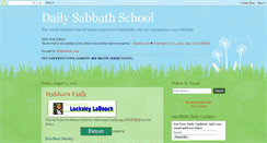 Desktop Screenshot of dailysabbathschool.blogspot.com