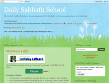 Tablet Screenshot of dailysabbathschool.blogspot.com