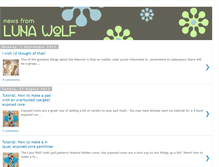 Tablet Screenshot of lunawolfpads.blogspot.com