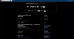 Desktop Screenshot of pasalymanytapes.blogspot.com