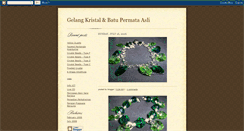 Desktop Screenshot of gelang-kristal.blogspot.com