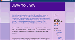 Desktop Screenshot of jiwatojiwa.blogspot.com