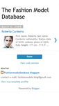 Mobile Screenshot of fashionmodeldatabase.blogspot.com