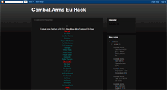 Desktop Screenshot of combatarmseuhack.blogspot.com