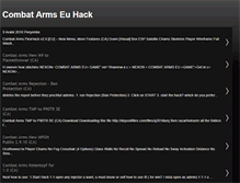 Tablet Screenshot of combatarmseuhack.blogspot.com