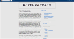 Desktop Screenshot of hotelconrado.blogspot.com