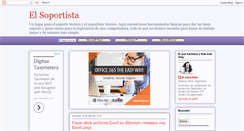 Desktop Screenshot of elsoportista.blogspot.com