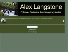 Tablet Screenshot of alexlangstone.blogspot.com
