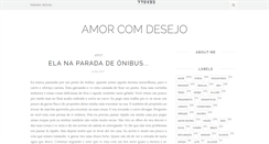 Desktop Screenshot of amorcomdesejo.blogspot.com