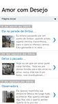 Mobile Screenshot of amorcomdesejo.blogspot.com