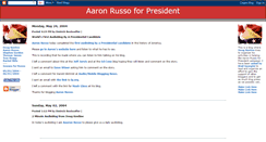Desktop Screenshot of aaronrusso.blogspot.com