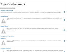 Tablet Screenshot of presenzevideo-soniche.blogspot.com