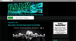 Desktop Screenshot of futureofrapmusic.blogspot.com