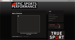 Desktop Screenshot of epicsportsperformance.blogspot.com