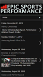Mobile Screenshot of epicsportsperformance.blogspot.com