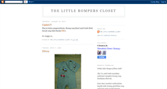 Desktop Screenshot of littleromperscloset.blogspot.com