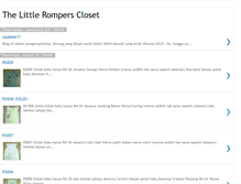 Tablet Screenshot of littleromperscloset.blogspot.com