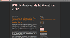 Desktop Screenshot of bsnputrajayanightmarathon.blogspot.com