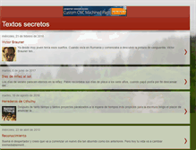 Tablet Screenshot of jjt-textossecretos.blogspot.com